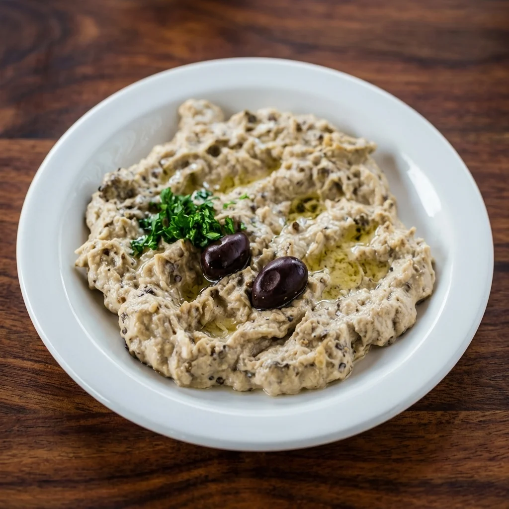 Baba ganoush roasted eggplant dip at Montfort Mediterranean Grill in Ancaster, Hamilton
